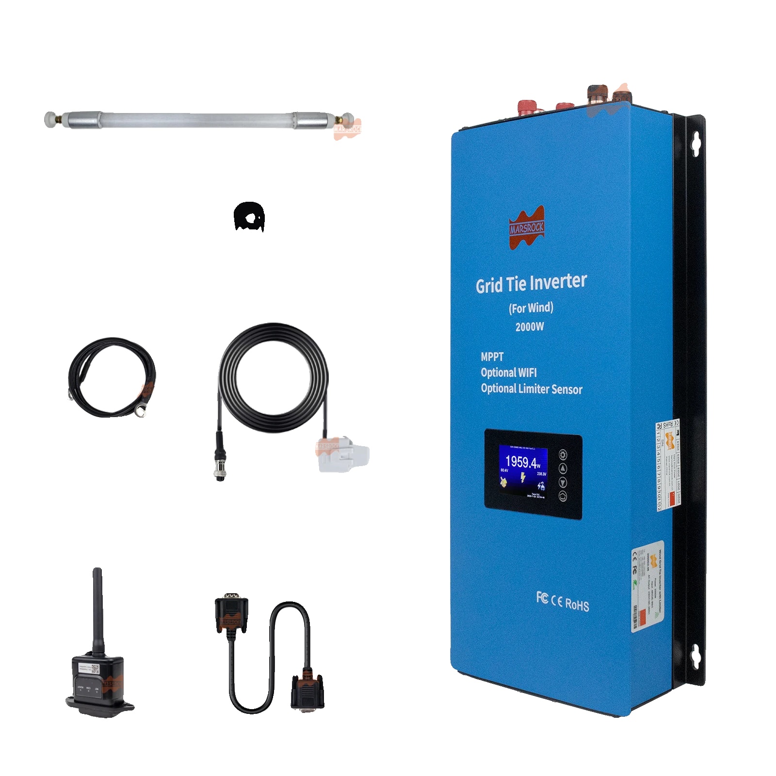 Windkraftwechselrichter, Windturbinen-generator, Reiner Sinuswellen-ausgang, Hohe Effizienz, Wechselrichter Mit Wifi, 45-90vac-a, 230v-a