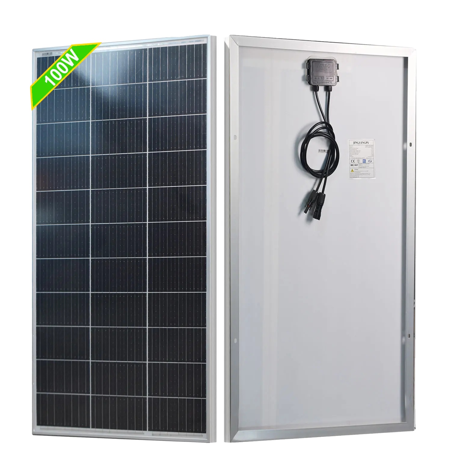 Solarpanel, Hohe Effizienz, Langlebiges Design, 1stück 100w Panel