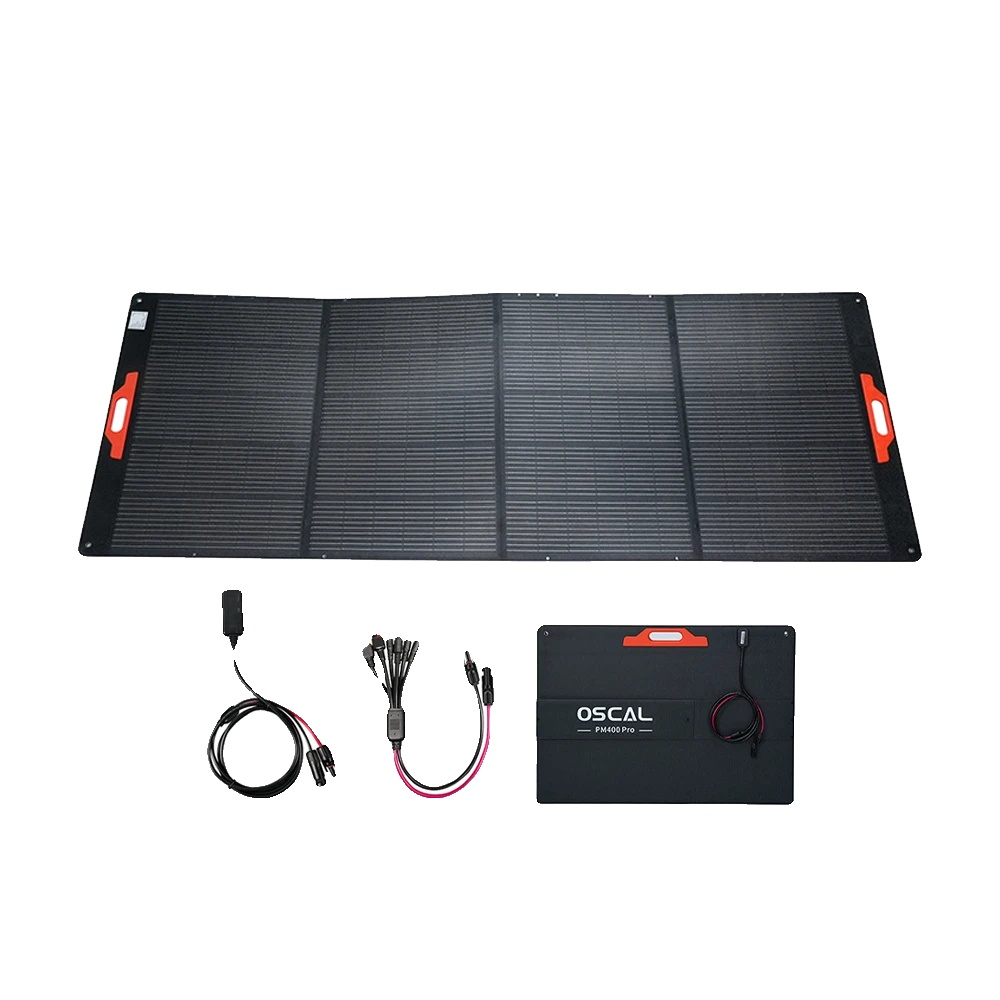 Solarmodul, 23% Hohe Effizienz, Wasserdichtes Design, Schwarz