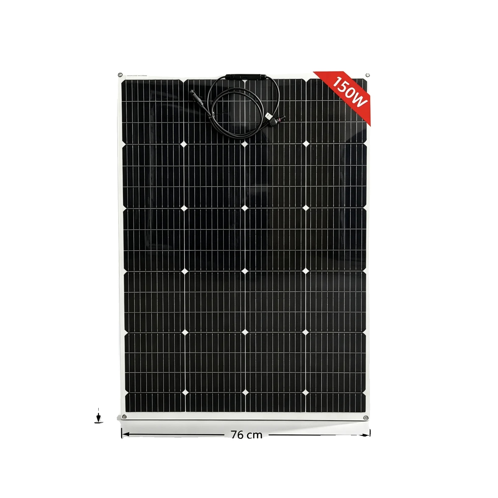 Solarpanel, Hohe Effizienz, Wasserdicht Und Langlebig, 1stück 150w Panel