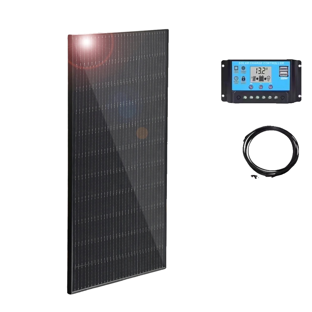 Solarpanel, Monokristallin, Leichtes Design, 150w 12v Kit