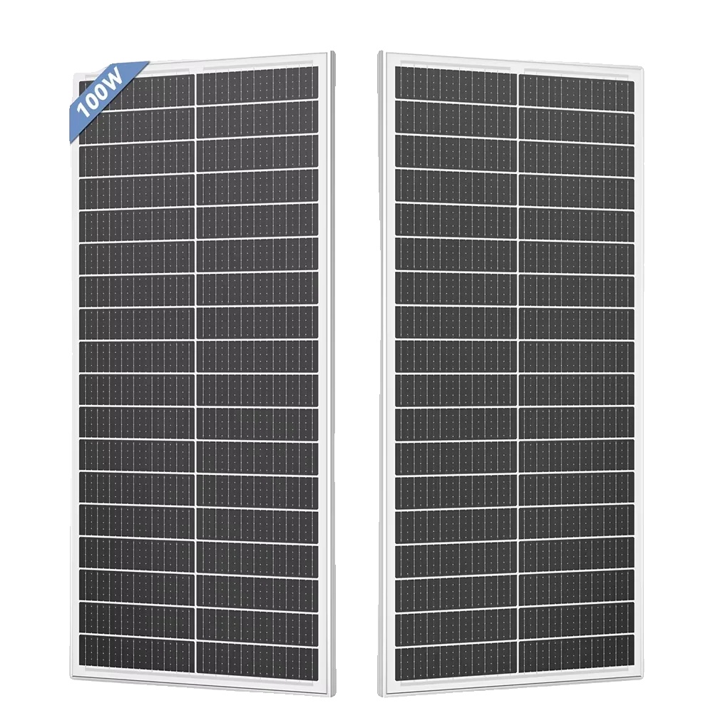 Solarpanel, Monokristallines Design, Hohe Effizienz, 100w 2pcs