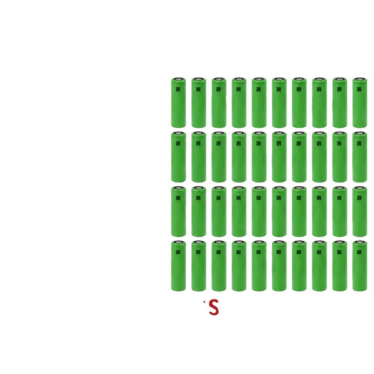 Li-ionen-batterie, 3000mah Kapazität, 30a Entladestrom, Vtc6 Batterie X40
