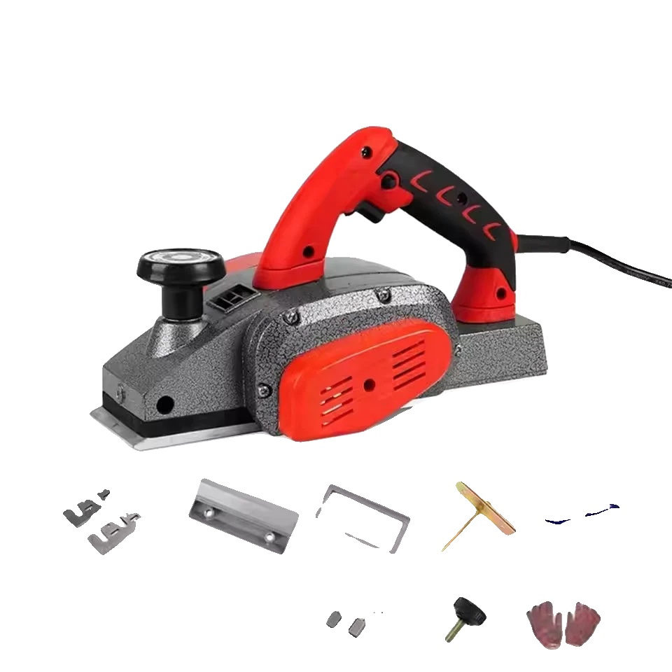 Elektrischer Hobel, Hohe Leistung, Tragbares Design, Rot