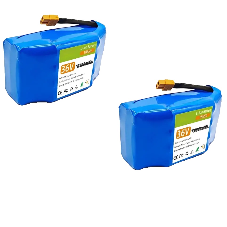 Lithium-ionen-batteriepack, 12000mah Kapazität, 36v Konfiguration, 12.0ahx2pcs