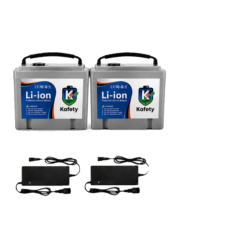 Lithium-ionen-batteriepack, 48v, 20000mah Kapazität, 48v-grau-2ladegerät