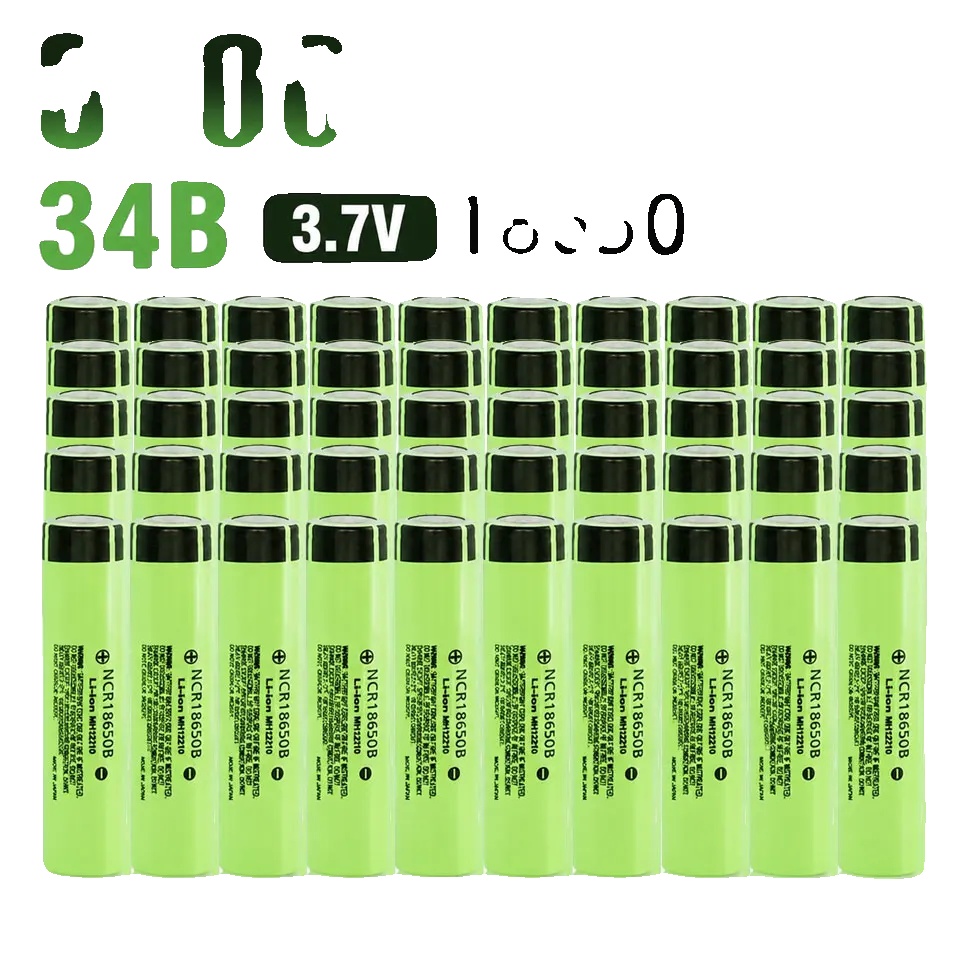 Lithium-ionen-batterie, 3400mah Kapazität, 20a Entladestrom, 34b-50pcs