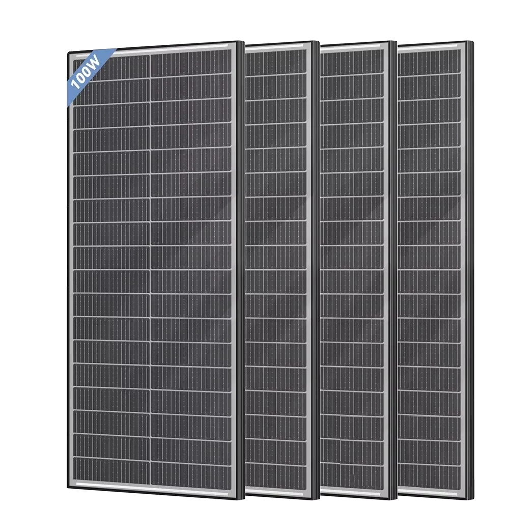 Solarpanel, 18bb Mono-zellen, Hochleistungsmodul, 100w 4stück