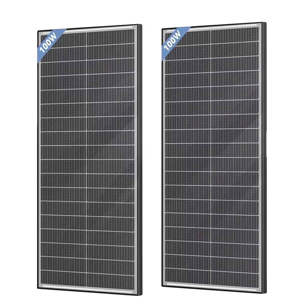 Solarpanel, 18bb Mono-zellen, Hochleistungsmodul, 100w 2stück