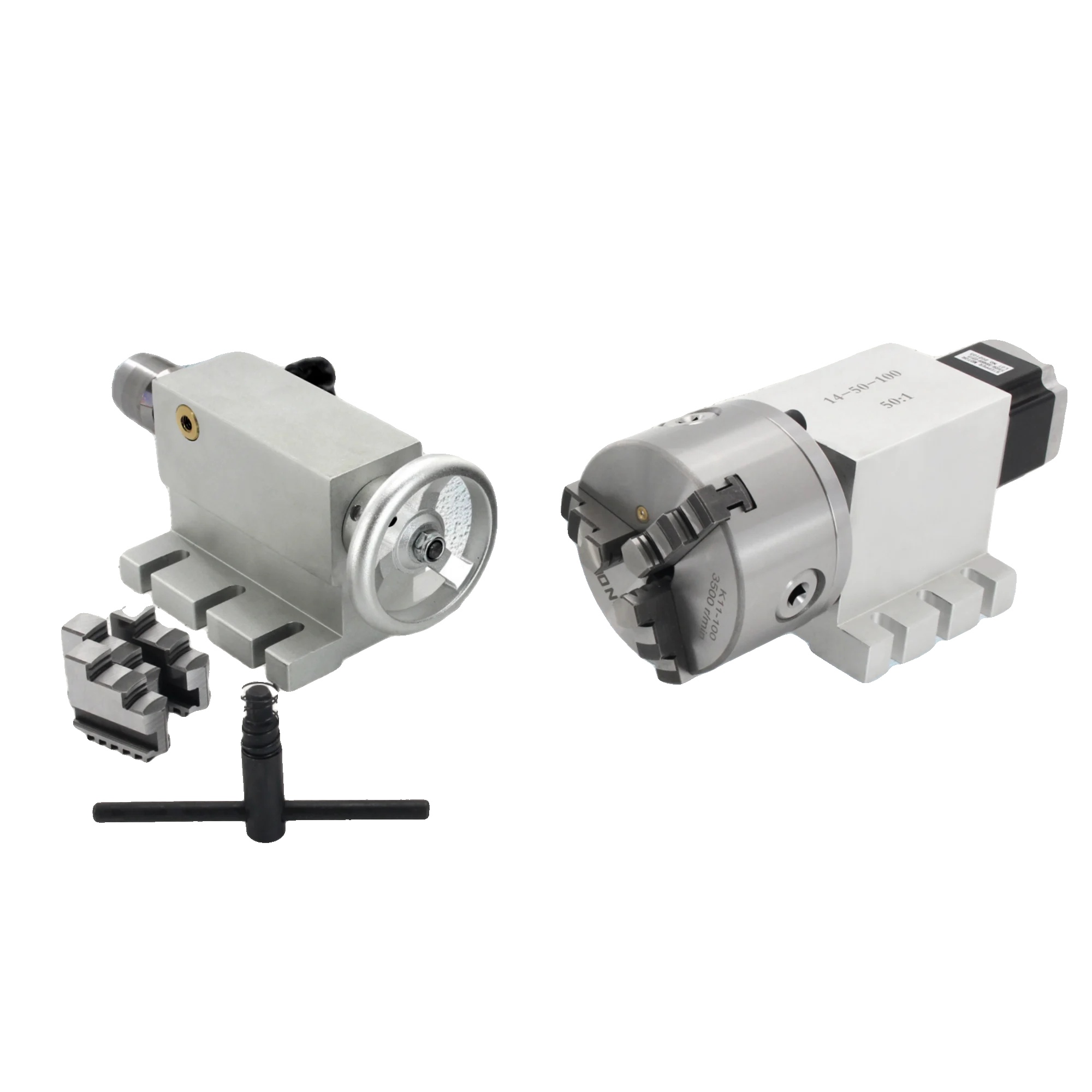 Cnc 4. Achse, Nema23 Schrittmotor, 50:1 Getriebe, K11-100mm 50:1