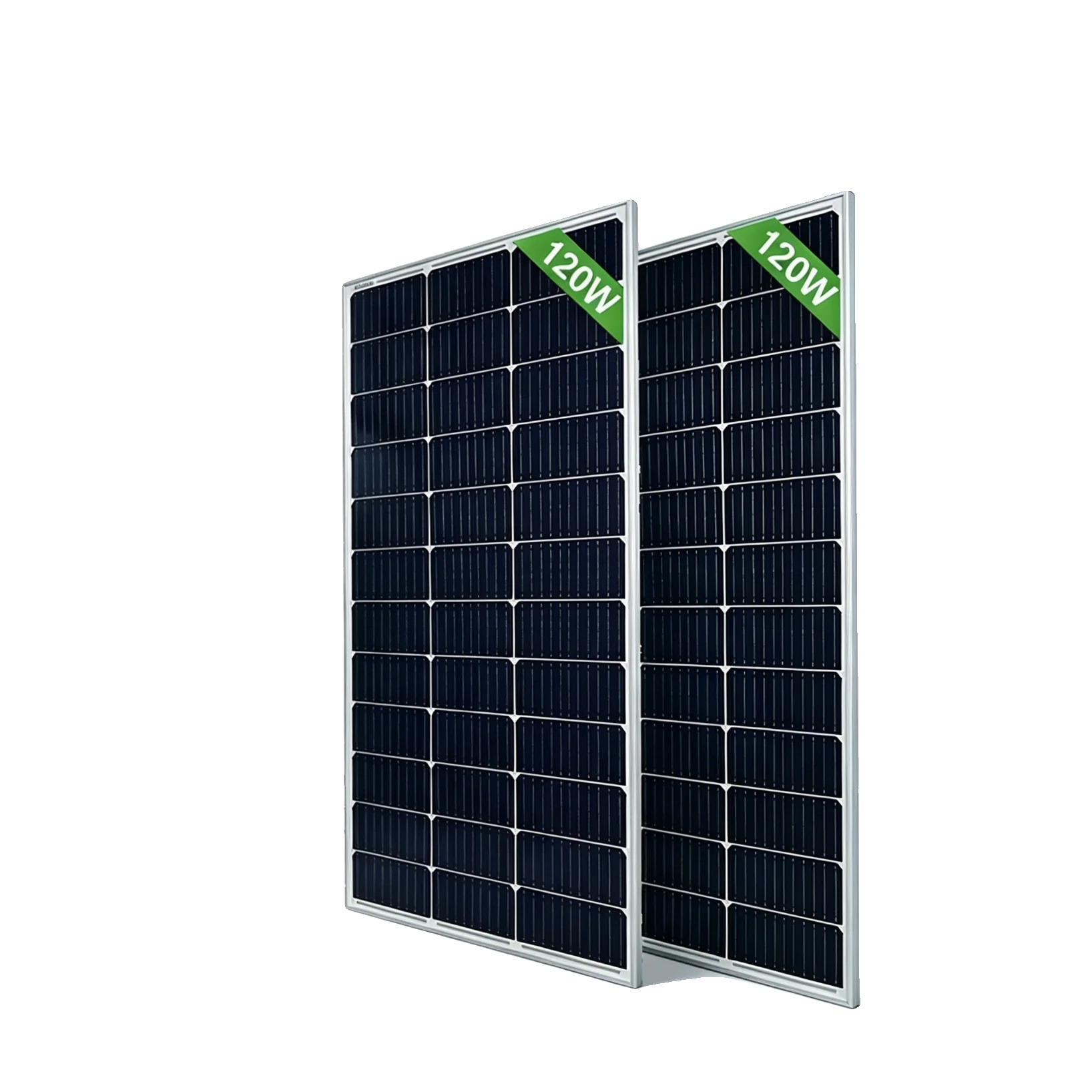 Solarmodul, Gehärtetes Glas, Wasserdicht Und Langlebig, 2 Stück 120w Panel
