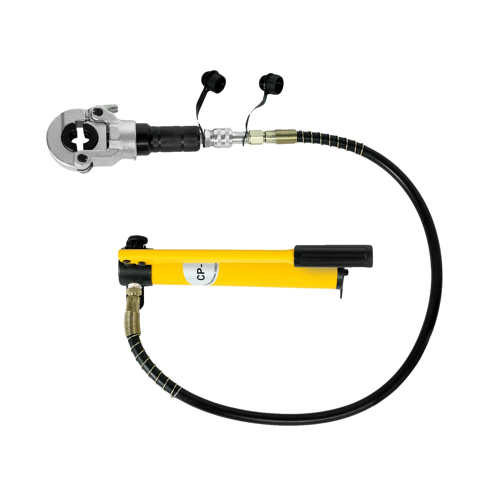 Hydraulisches Crimpwerkzeug-set, Abnehmbarer Zangen, Mehrere Matrizen, Gelb