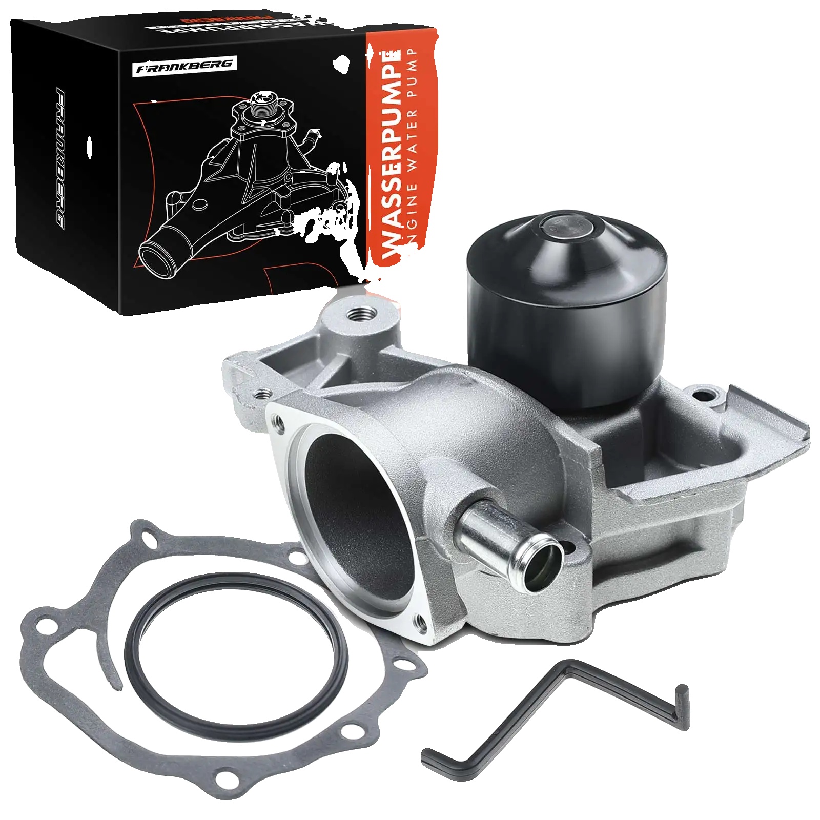 Wasserpumpe, Aluminium-druckguss, Grauguss-laufrad, 8 Schaufeln, Kompatibel Mit Subaru, Mechanischer Betrieb