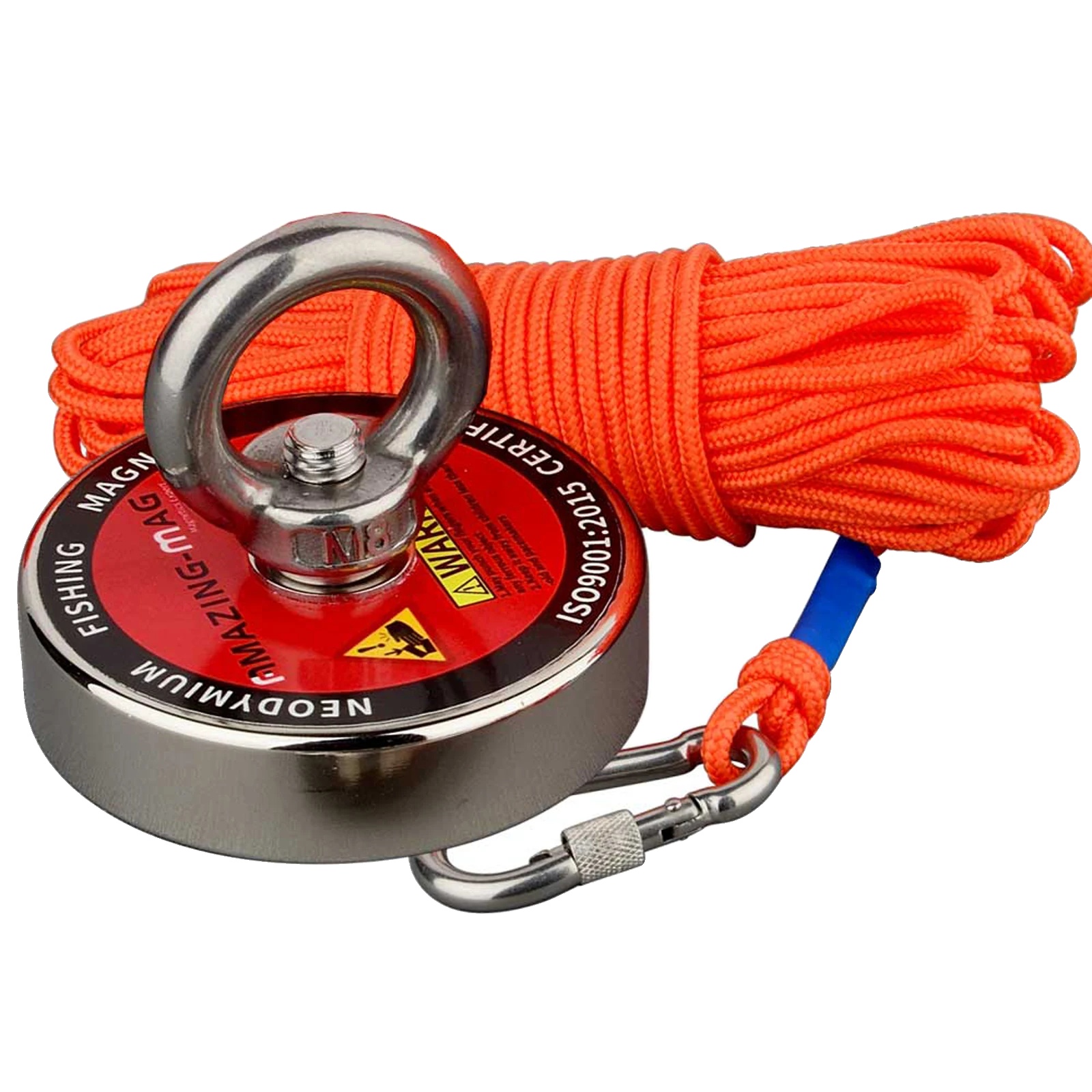 Magnet, 140kg Haltekraft, 10m Seil, Magnet Mit Seil