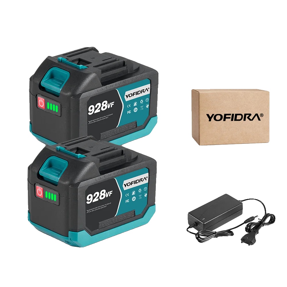 Lithium-batterie, 22500mah Kapazität, Kompatibel Mit Elektrowerkzeugen, 2x928vf-1 Ladegerät, 18v-b