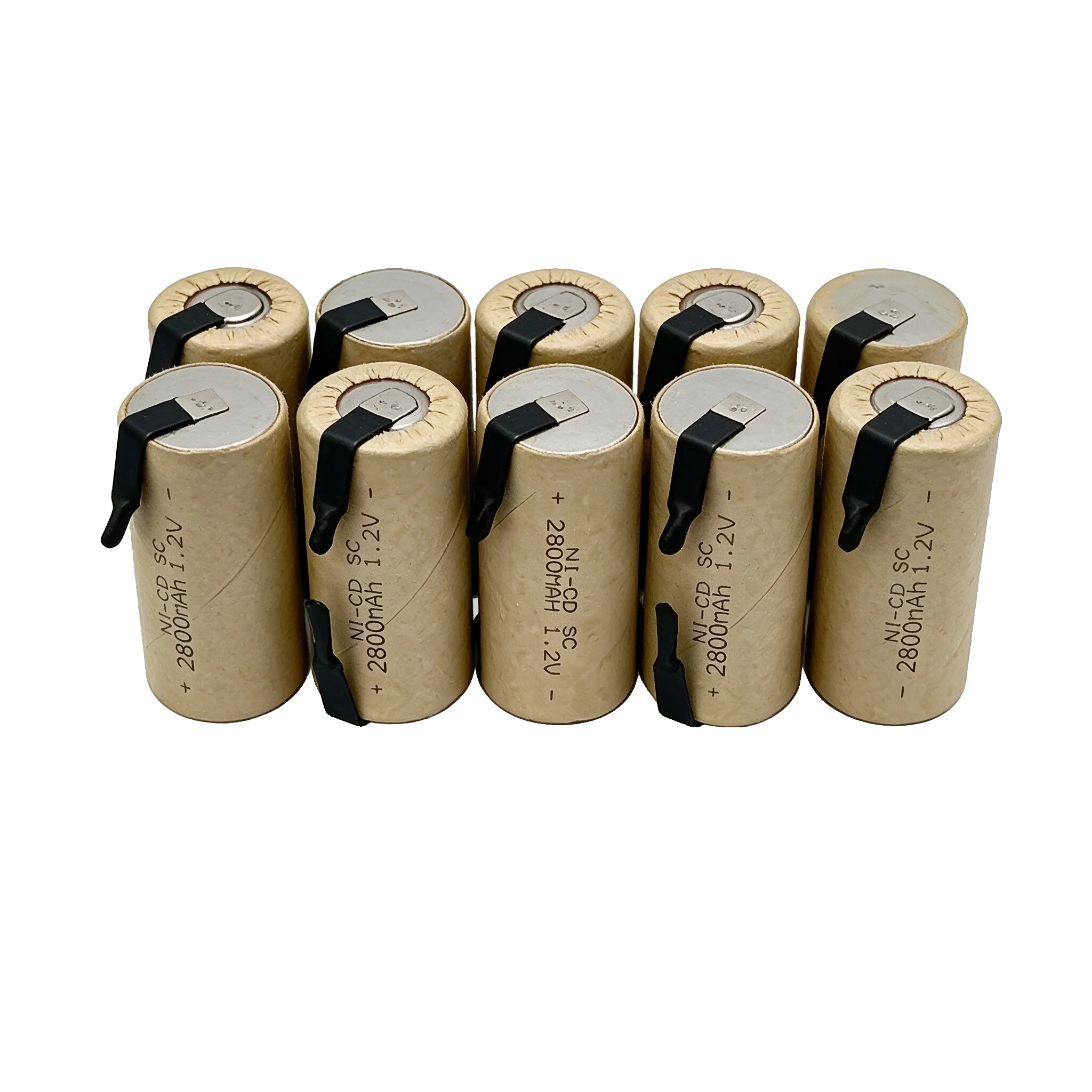 Ni-cd-batterie, 2800mah Kapazität, Wiederaufladbares Design, 10stück Batterie, 1,2v-b