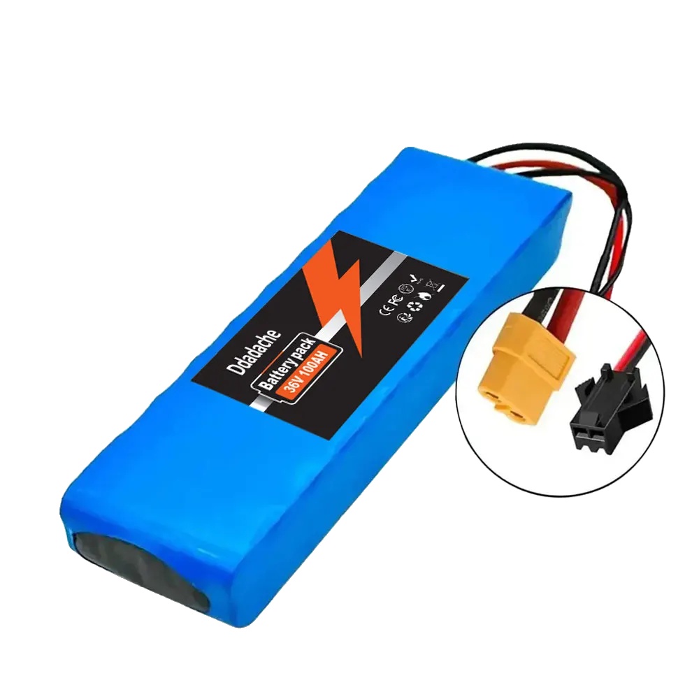 Lithium-ionen-batterie, 100000mah Kapazität, Kompatibel Mit 36v-systemen, Xt60-sm