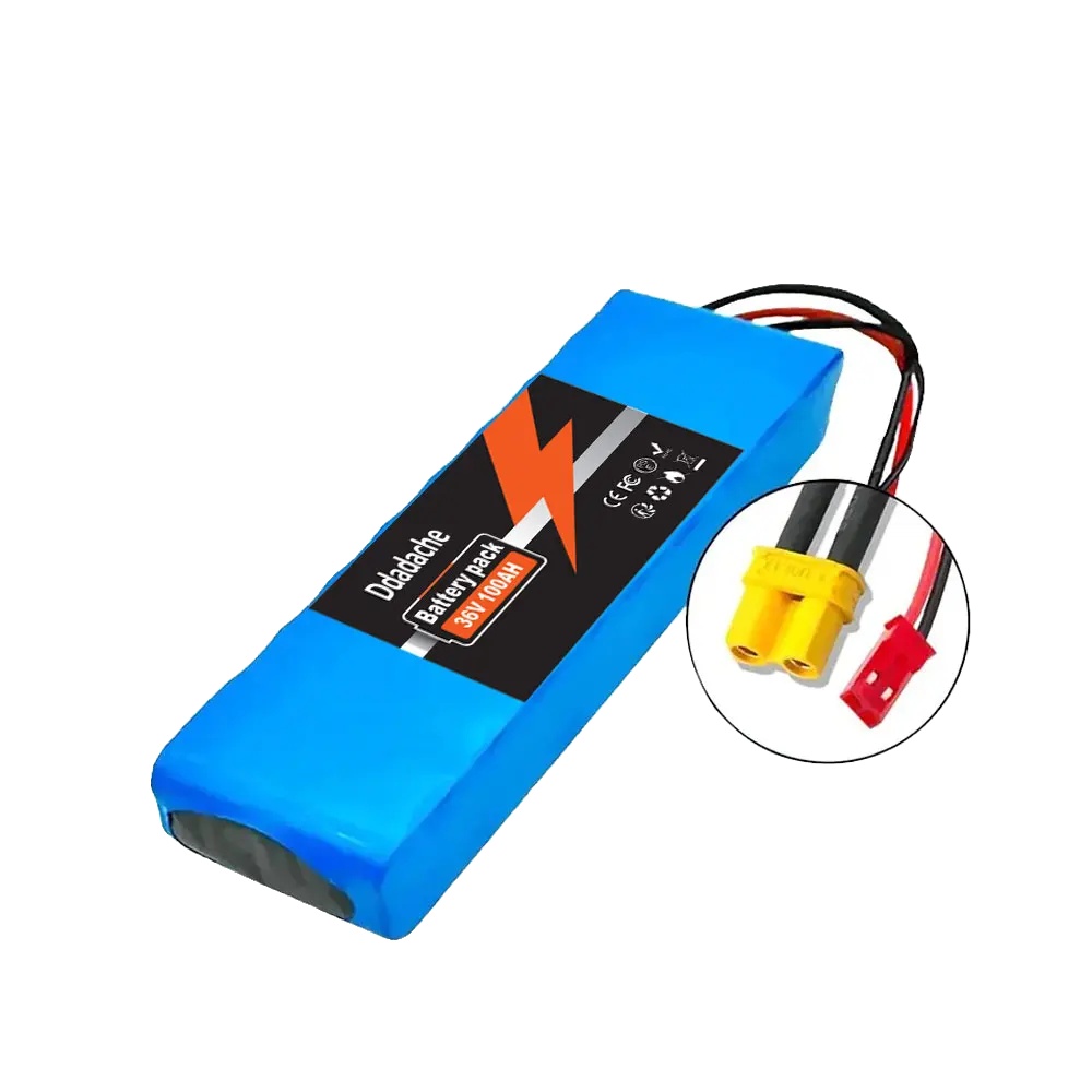 Lithium-ionen-batterie, 100000mah Kapazität, Kompatibel Mit 36v-systemen, Xt30-jst