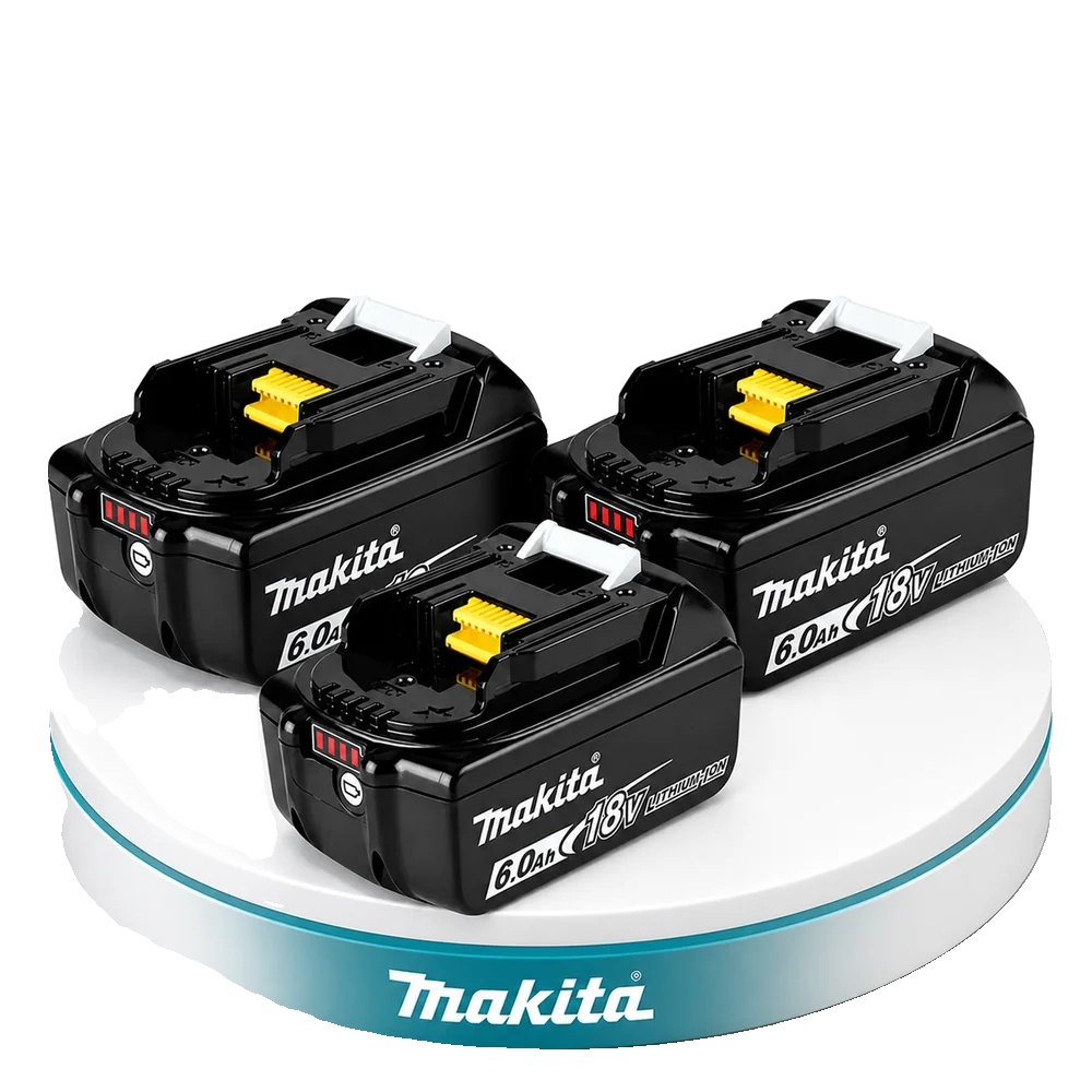 Wiederaufladbare Elektrowerkzeugbatterie, 18v, 6,0ah Kapazität, 3pc 6ah Batterie