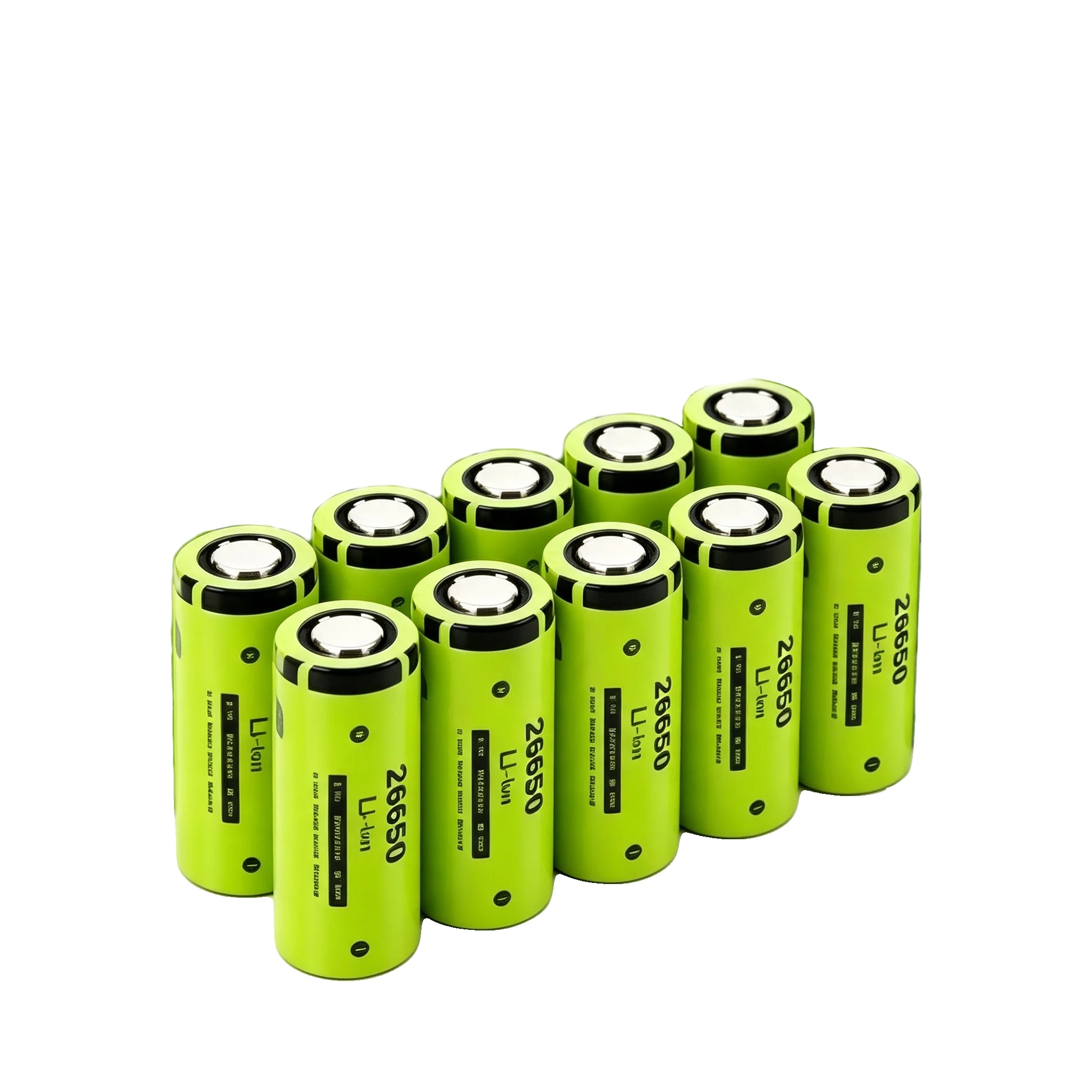 Wiederaufladbare Lithium-ionen-batterie, Hohe Kapazität 5000mah, Zuverlässige Energie, 26650-10pcs