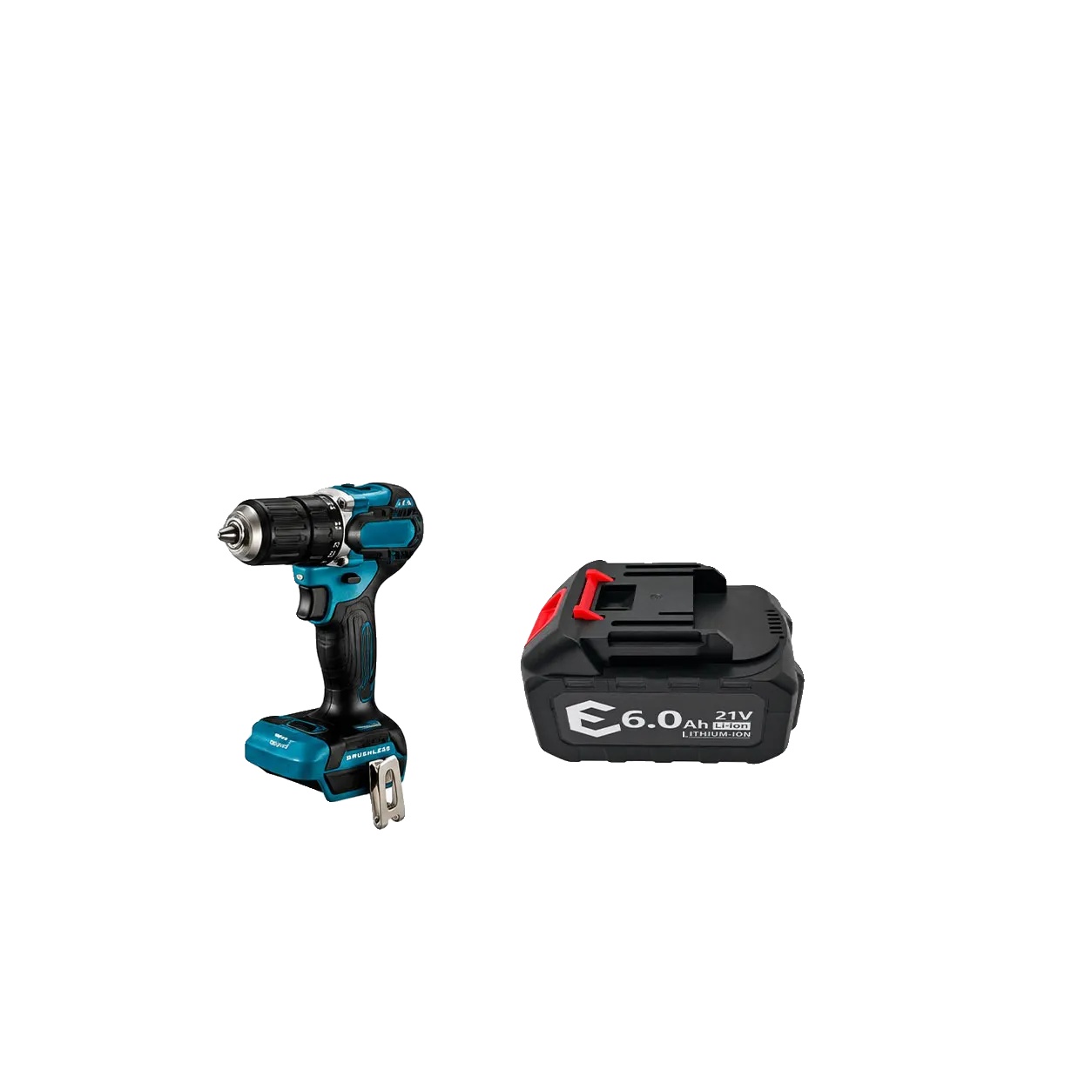 Wiederaufladbare Lithiumbatterie, 21v, 6000 Mah Kapazität, 1pcs 6.0ah-ddf487 X1