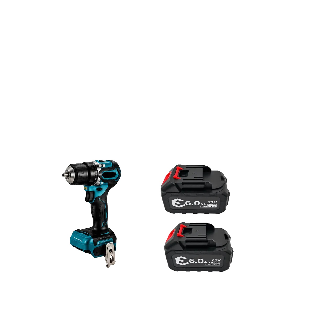 Wiederaufladbare Lithiumbatterie, 21v, 6000 Mah Kapazität, 2pcs 6.0ah-ddf487 X1
