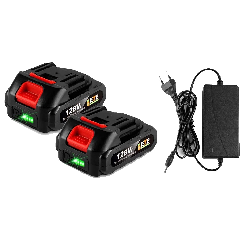 Lithium-ionen-batterie, Hohe Kapazität, Batteriestatusanzeige, 2-1.5ah-1 Ladegerät, 21v-b