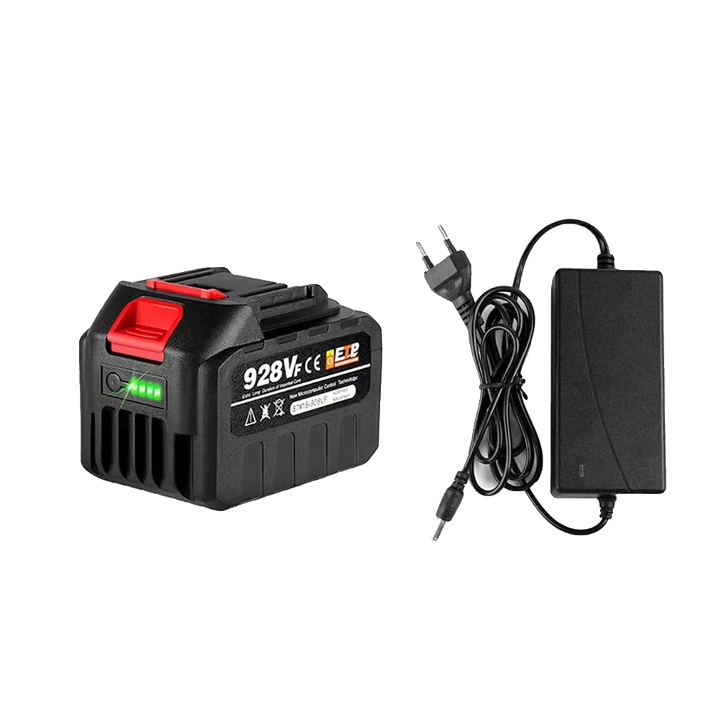 Lithium-ionen-batterie, Hohe Kapazität, Batteriestatusanzeige, 1-4.5ah-1 Ladegerät, 21v-c