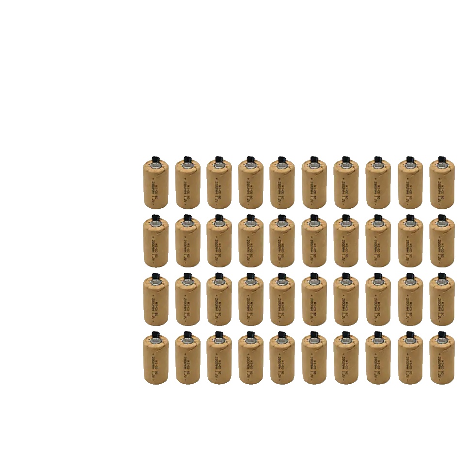 Ni-cd-batterie, 2800mah Kapazität, Einfache Montage, Sc-2800mah-40pcs