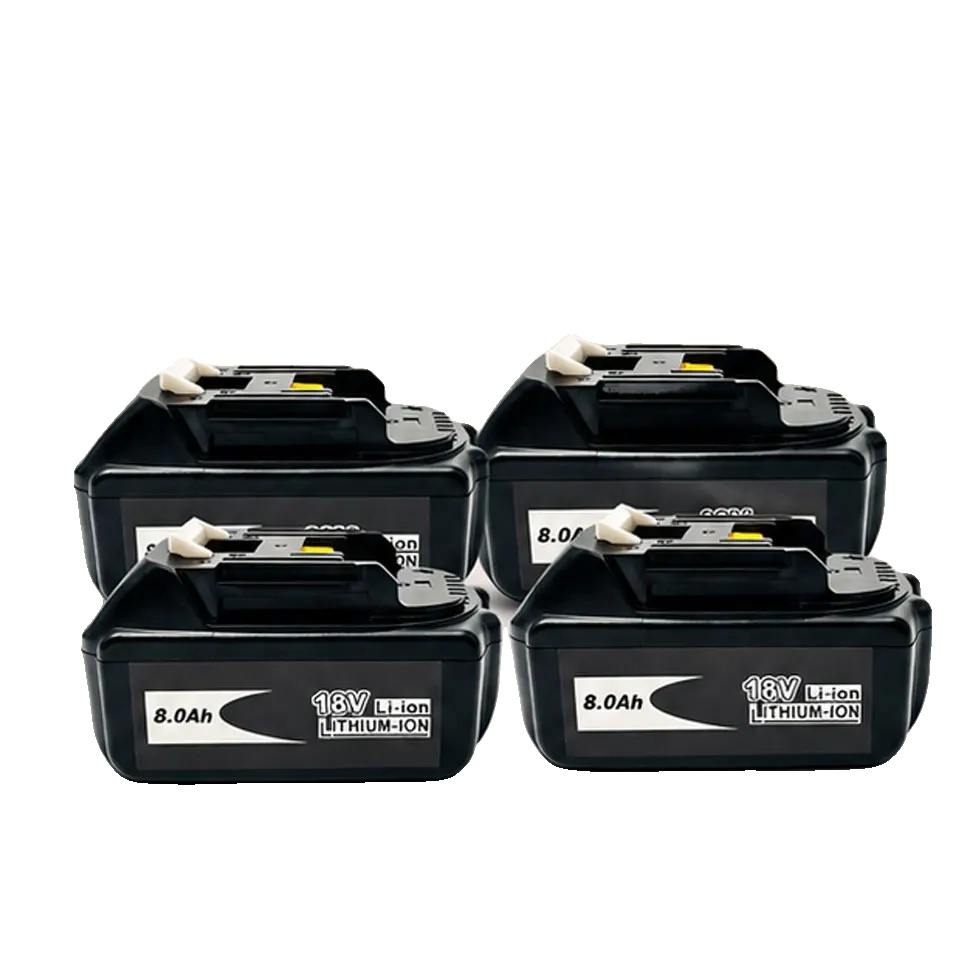 Ersatzbatterie, 8000mah Kapazität, Kompatibel Mit Elektrowerkzeugen, 8.0ah-4pcs