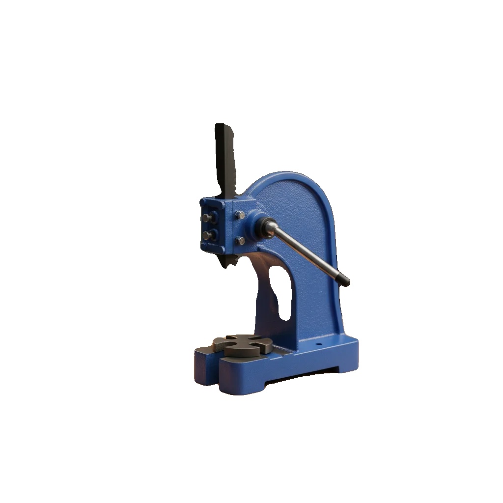 Manuelle Arborpresse, Max. Druck 2204,62 Lbs, Max. Arbeitsweg 5,5 In, Gesamtabmessungen 24,8 X 11,4 X 29,8 Cm, Rackweg 5,51 In, Plattendurchmesser 3,5