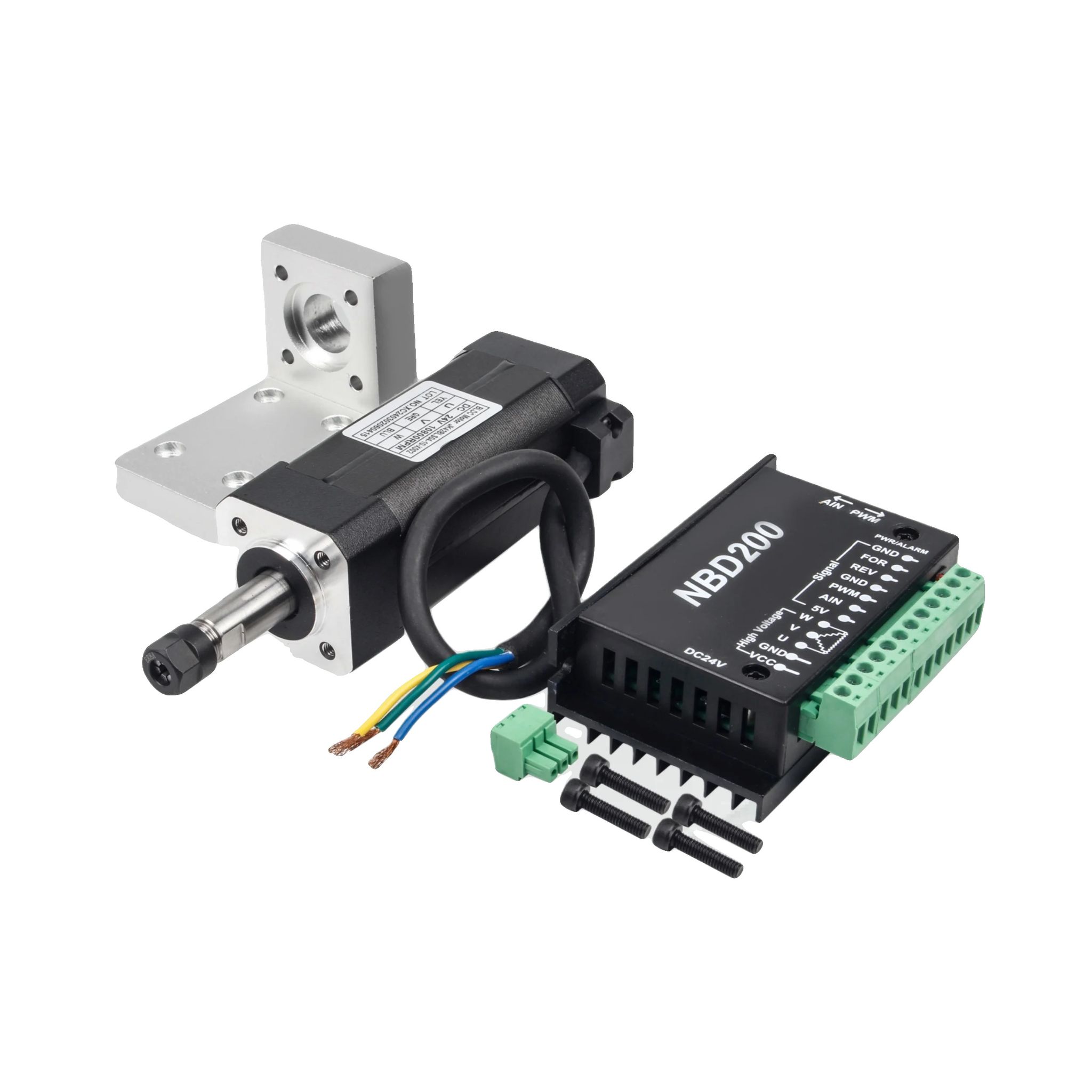 Bürstenloser Spindelmotor, 104w, 24vdc, 10800u/min, Luftgekühlt, Er8 Kompatibel