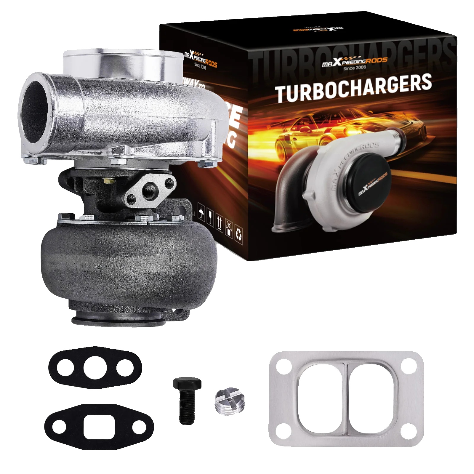 Turbolader, 500+ Ps, Universell Für T3 Flansch, A/r 0,82, Länge 30cm, Trim 62