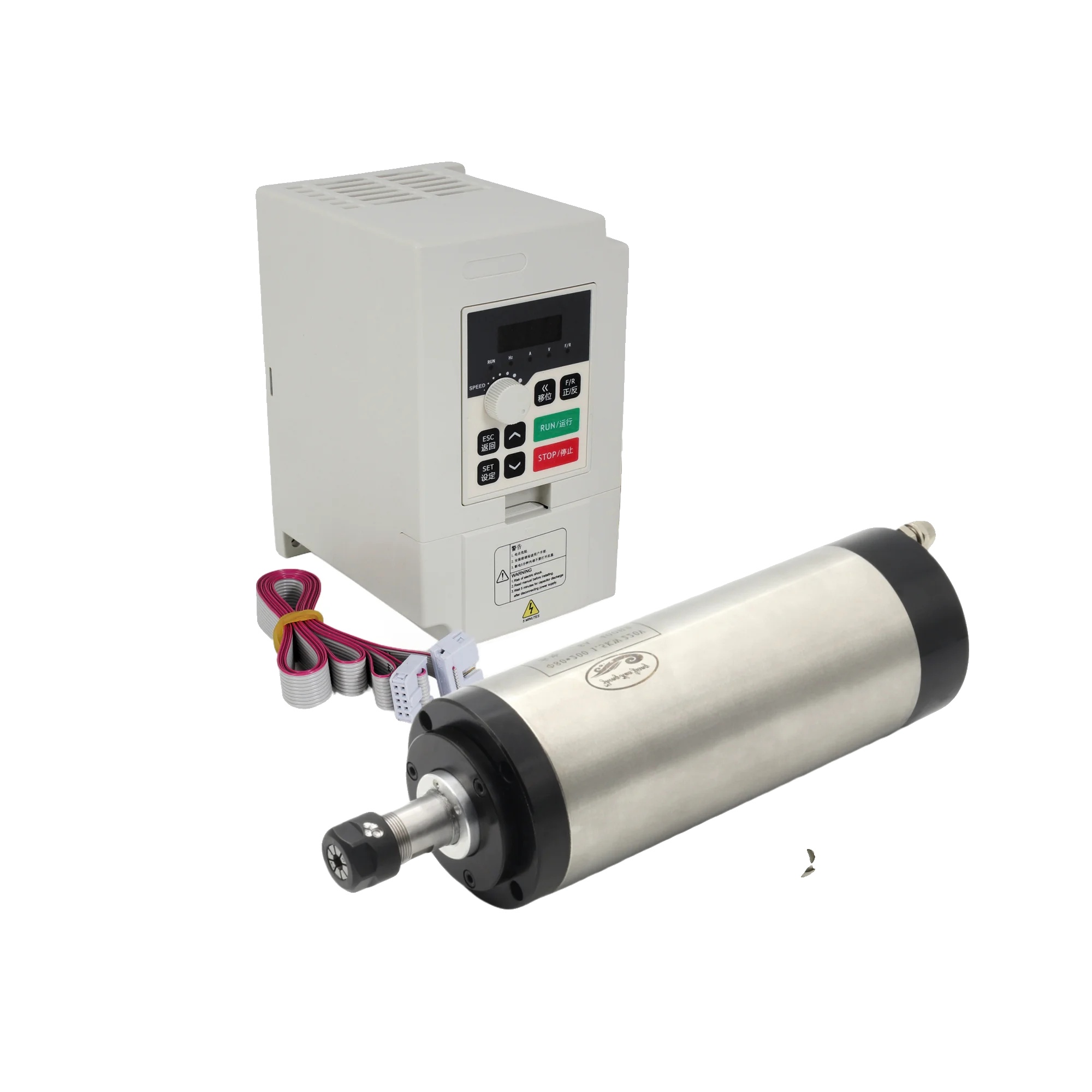 Cnc-fräse, 1,5 Kw Wassergekühlter Spindelmotor, Inverter Enthalten, Vfd Hinzufügen, 220v-c