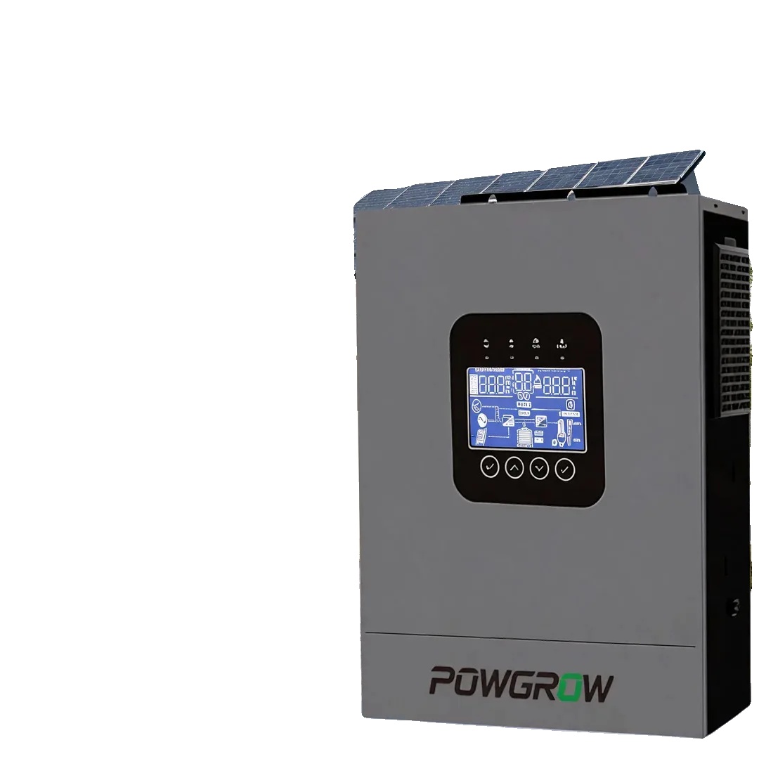 Hybrid-solarwechselrichter, 12000w, 48v, 160a Ladestrom, Mppt-spannungsbereich 60-450v, Abmessungen 58x50x20,8cm