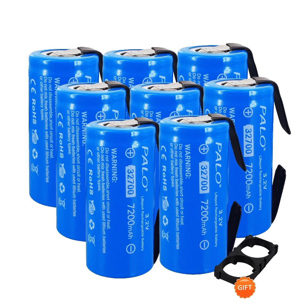 Lifepo4-batterie, 7200mah Kapazität, 35a Dauerentladung, 8pcs Batterie