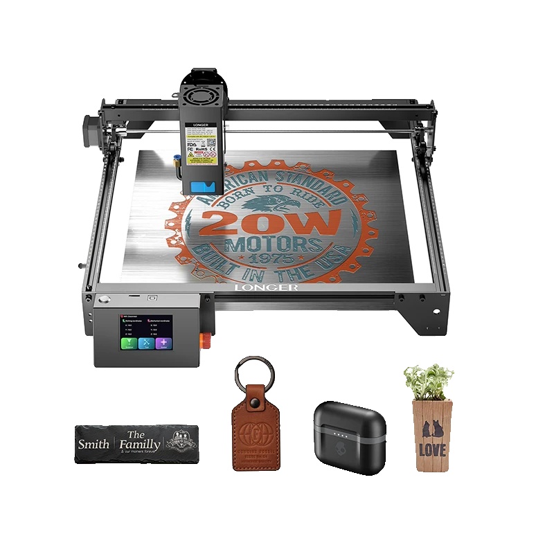Lasergravierer, 20w Lasertechnologie, Touchscreen-schnittstelle, Längerer Ray5 20w