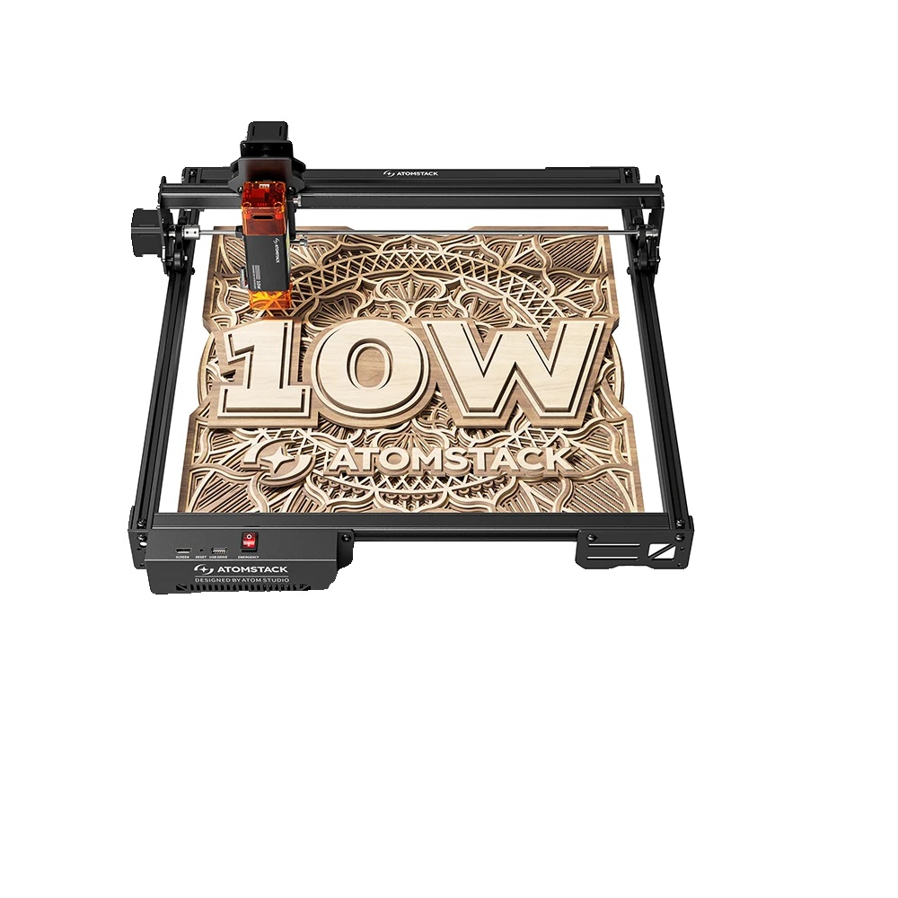 Lasergravierer, Hochpräzise Schneidtechnik, Schnelle Gravurgeschwindigkeit, A10 Pro V2, Wlan