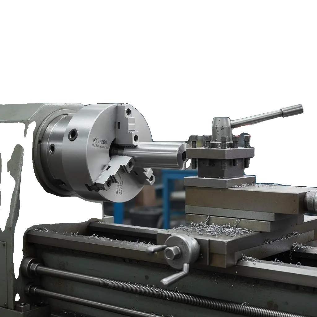 Drehfutter, 200 Mm Spannbereich, Hochpräzises Design, Armeegrün