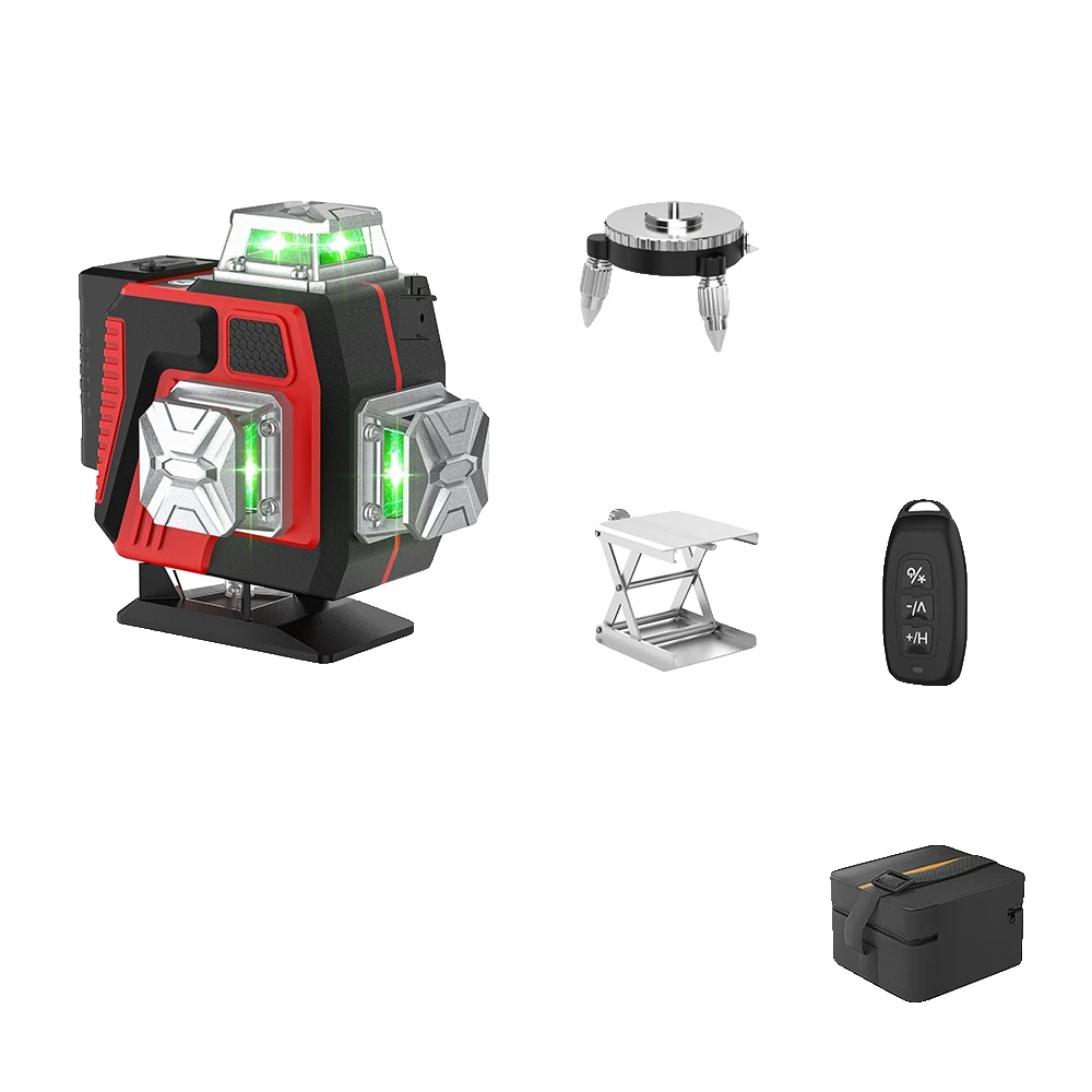 Laser-niveau, 16 Linien, Automatische Bedienung, Stofftasche