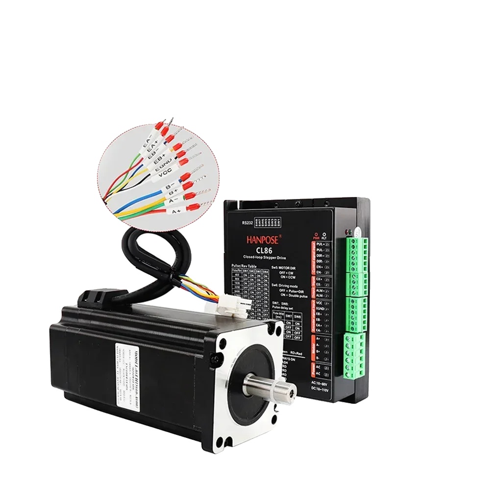 Hybridschrittmotor, 12 N·m Drehmoment, Dual-phasen-design, 86eh156-cl86 Sätze