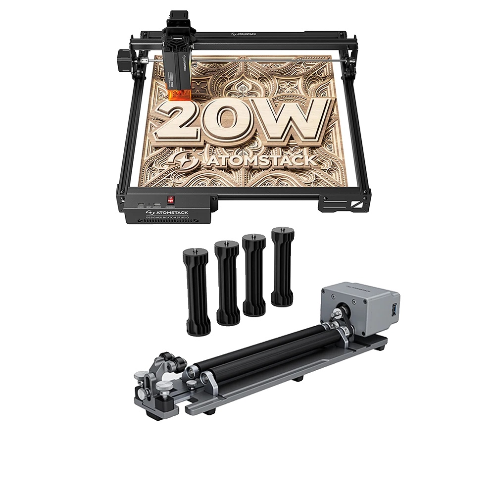 Laserschneider, Hohe Präzision, Vielseitige Materialkompatibilität, A20 Pro V2 Kit 3 Eu