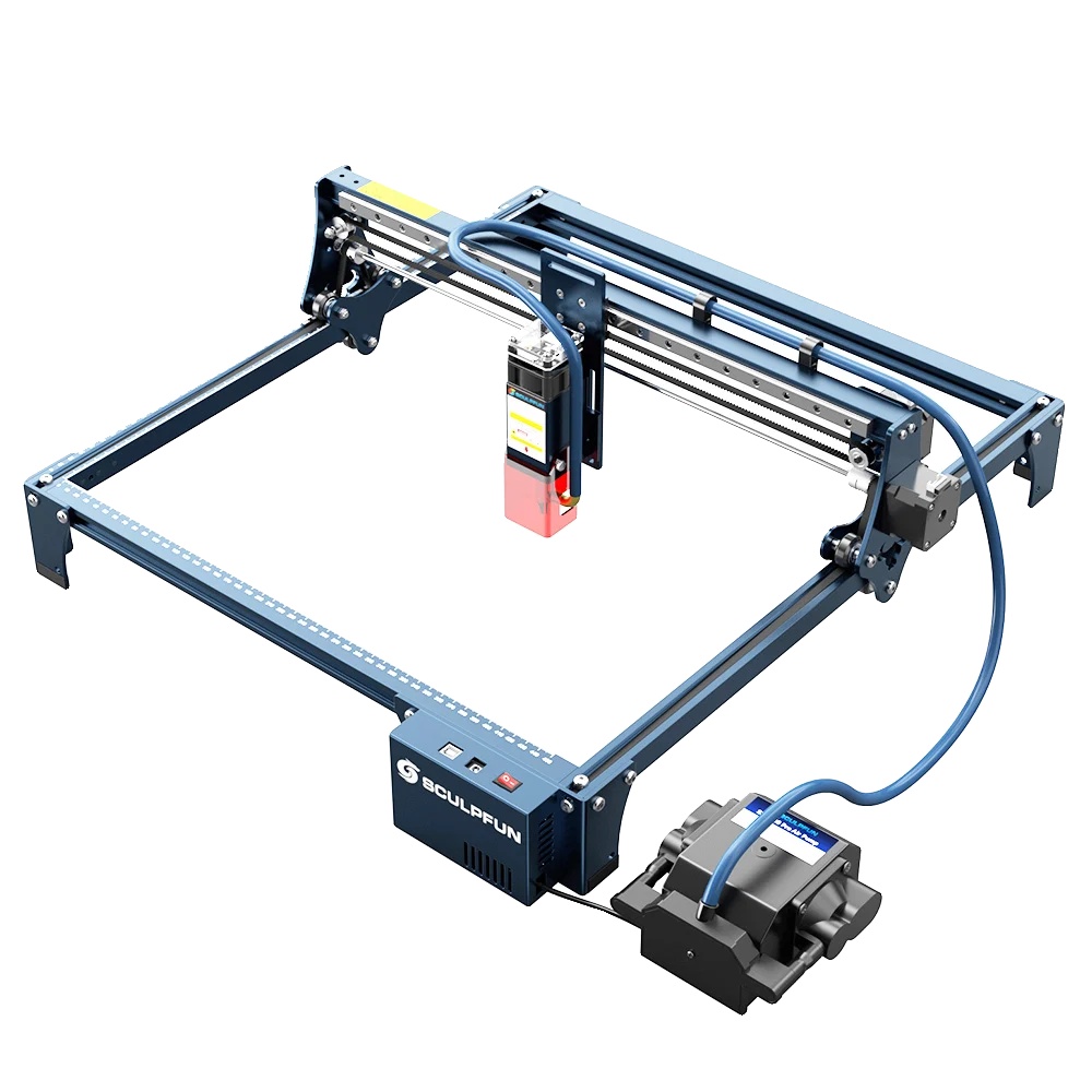 Lasergravur-schneider, Luftunterstützungssystem, Ultradünner Laserfokus, S30 Pro 10w, Eu
