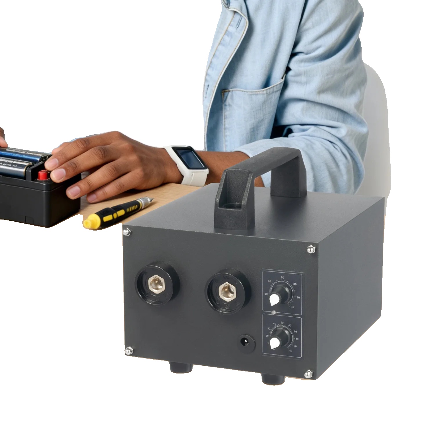 Punktschweißer, 6700w Leistung, Einstellbarer Strom, 100v-240v Eu-stecker