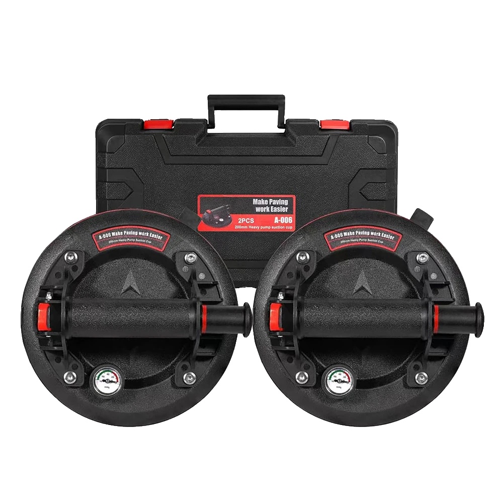 Vakuum-saugnapf, 800 Lbs Tragfähigkeit, Ergonomisches Design, 8inch