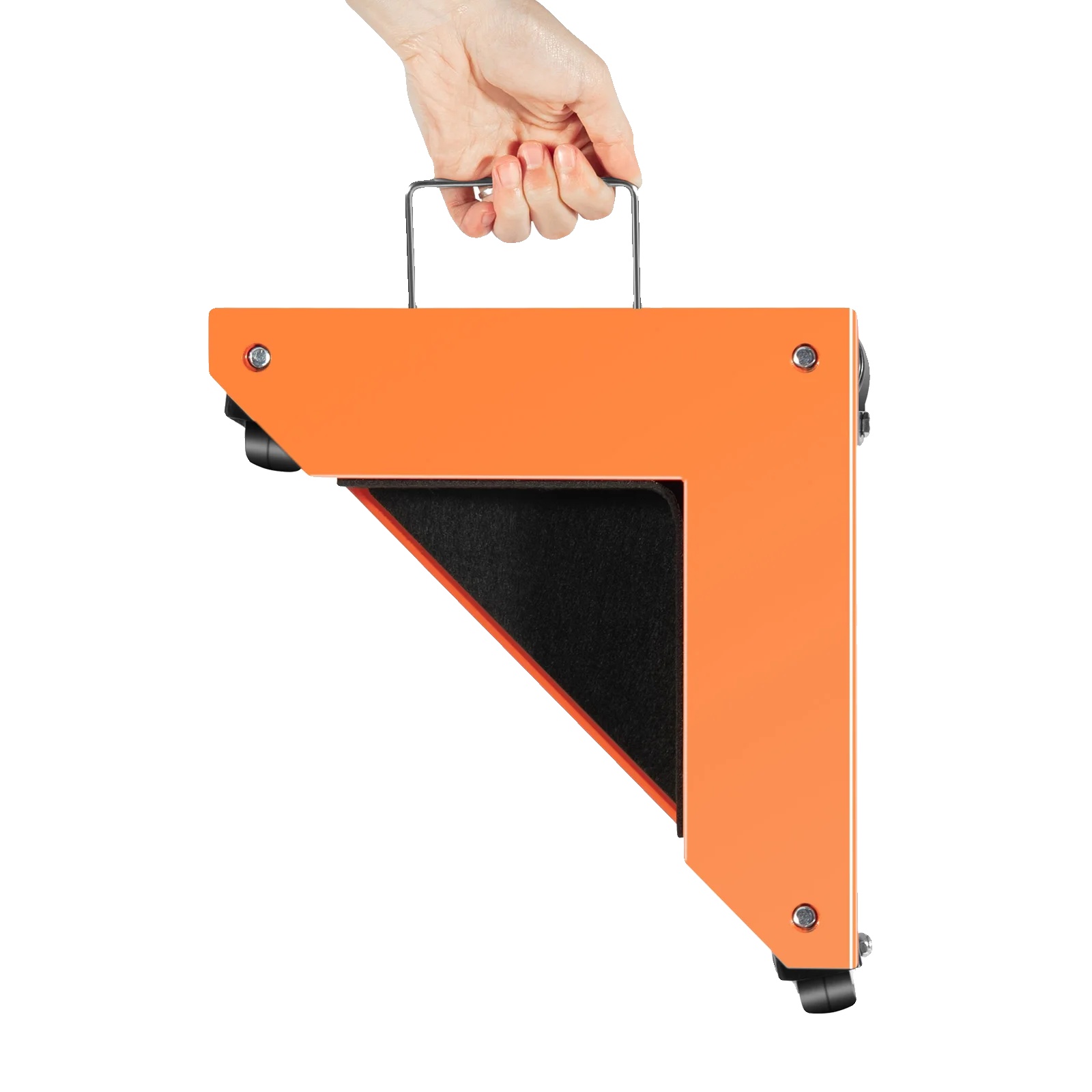 Möbelroller-set, 639 Kg Tragfähigkeit, Dreieckiges Design, Orange