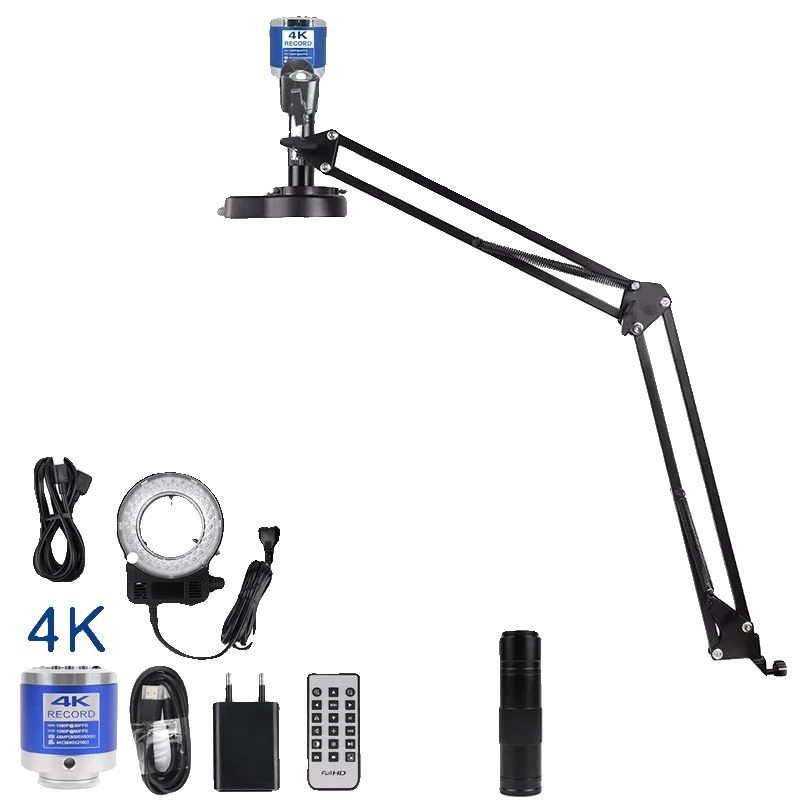 Digitalmikroskop, 150-fache Vergrößerung, Hochauflösende Bildgebung, 4k Type-c 48mp, 0-150x