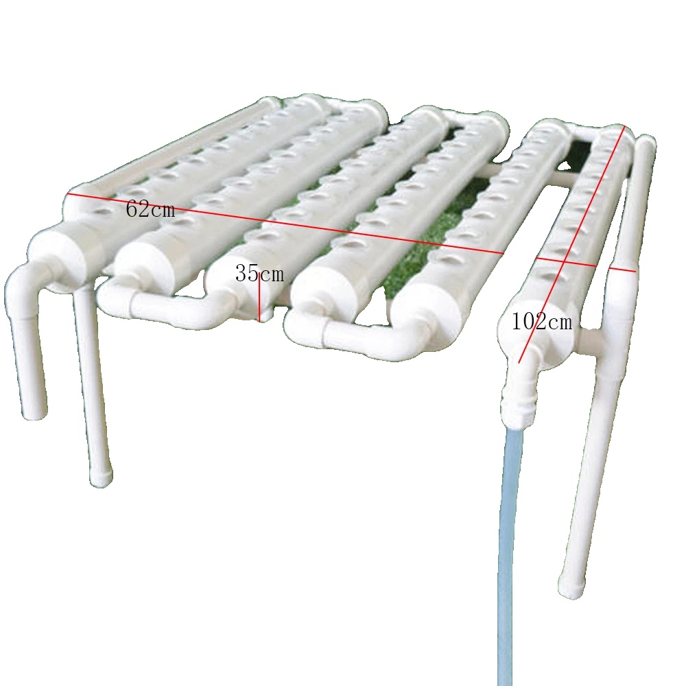 Hydroponisches Anbauset, Effiziente Wassernutzung, Platzsparendes Design, 54 Löcher