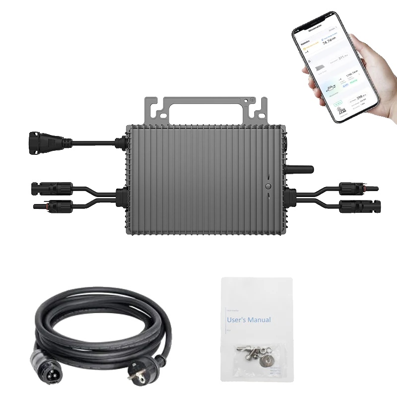 Solarwechselrichter, Kompatibilität Mit Smart-geräten, Vde-zertifizierte Sicherheit, Nbq-800w, 230v, 22-50v