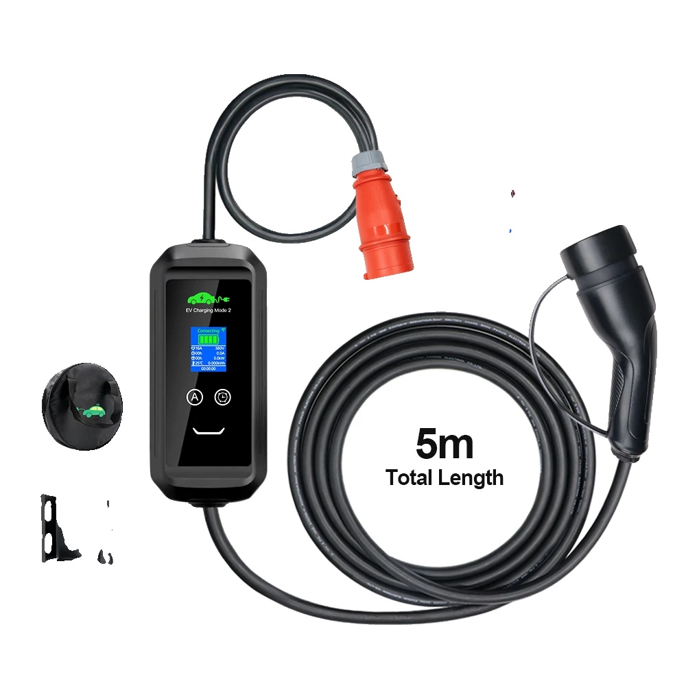 Ev-ladegerät, Smarte App-steuerung, Einstellbare Stromstärken, 11kw App Typ 2, Typ2